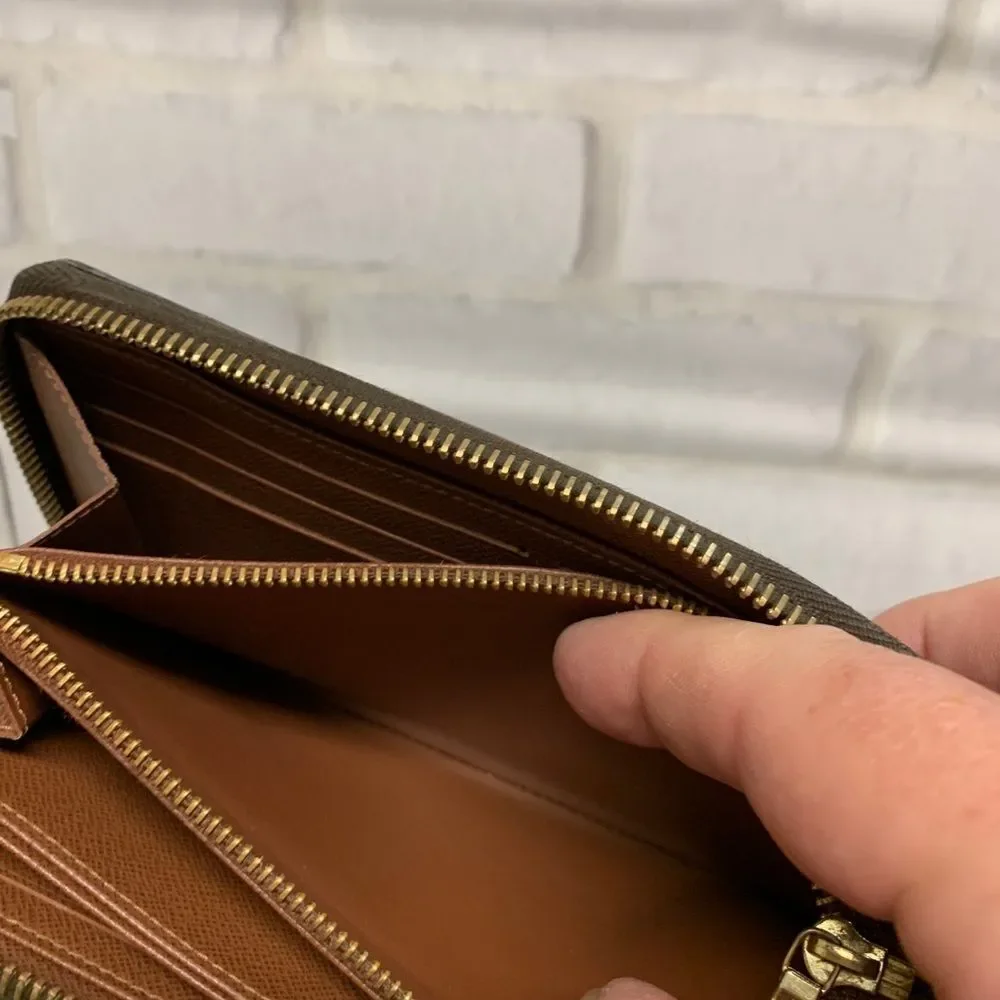 ⭐ Louis Vuitton Monogram Zippy Zip Around Long Wallet purse /M1891